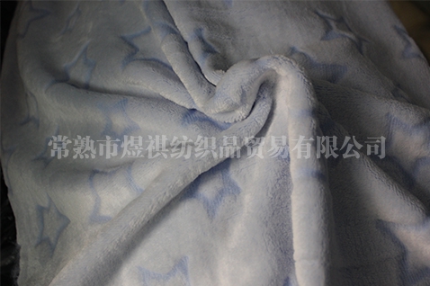Double-sided back printing cut flower flannel